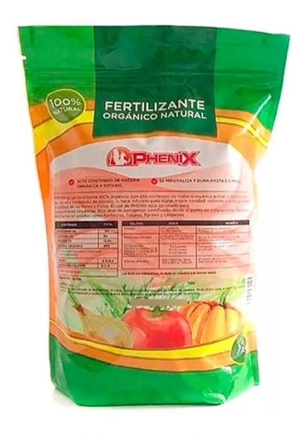 FERTILIZANTE ORGANICO MYR PHENIX 2 kg