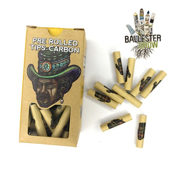 PRE ROLLED TIPS CARBON X50U LION ROLLING CIRCUS